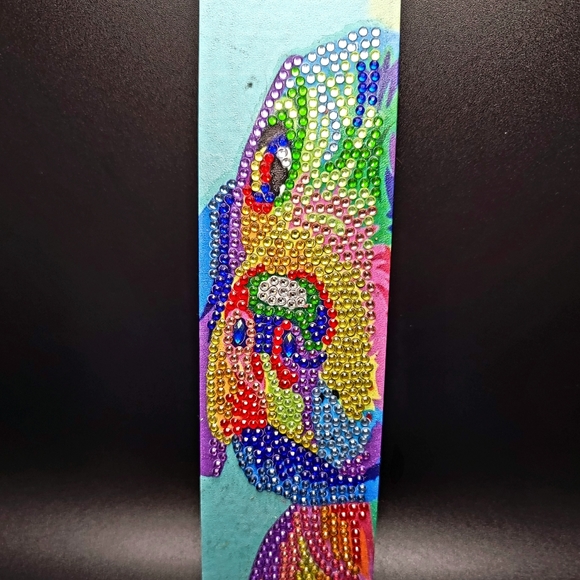 Puppy Multicolor Leather Bookmark - Picture 5 of 6